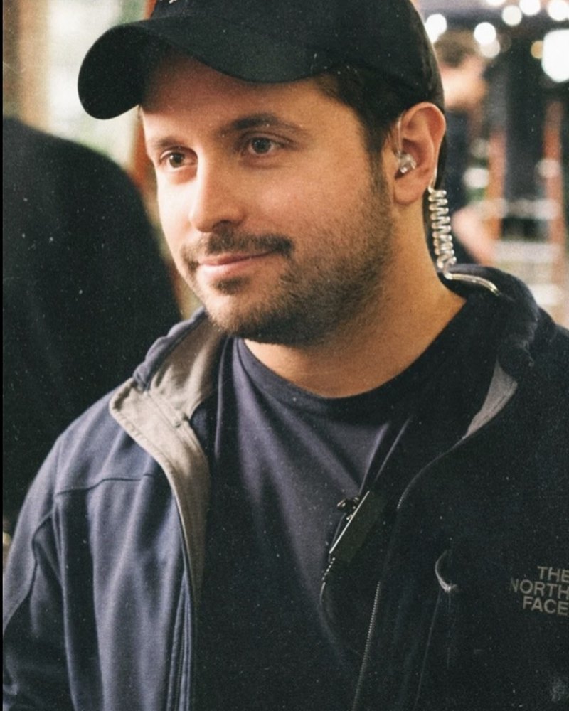 Hector C. Martinez, producer, on set